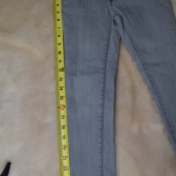 Children's Place Straight Skinny Girls Denim Jeans Gray Size 6 - Picture 7 of 12